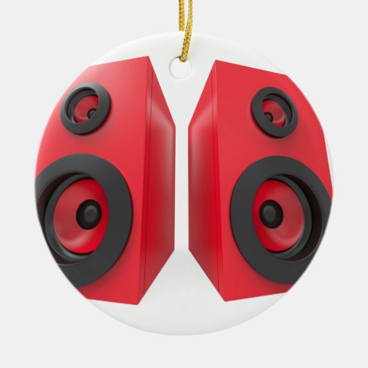 ステレオスピーカ セラミックオーナメント (正面)
