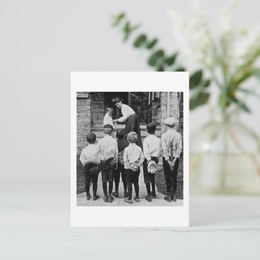 ステレオビューカード - お母さんお願い? ポストカード (スタンド正面)