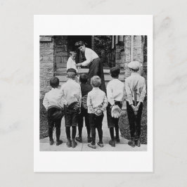 ステレオビューカード - お母さんお願い？ ポストカード