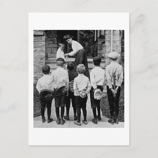 ステレオビューカード - お母さんお願い? ポストカード (正面)