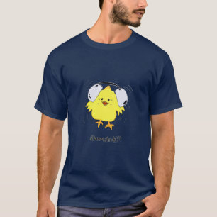 ステレオTシャツのひよこ Tシャツ