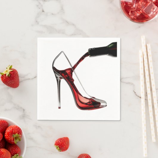 ステレットとワイン スタンダードカクテルナプキン (インサイチュ)