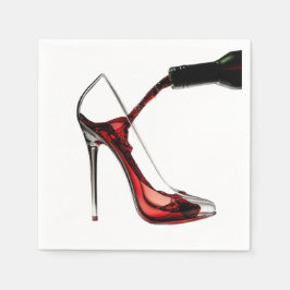 ステレットとワイン スタンダードカクテルナプキン