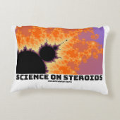 ステロイドのフラクタルに関する科学 アクセントクッション (裏面)