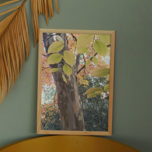 ステワカラフル日本のーティアの木 フォトプリント