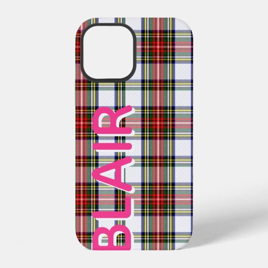 ステワート格子柄 iPhoneケース (裏面)