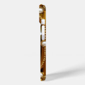 ステンエレガントドグラスデイジーアートワーク Case-Mate iPhoneケース (裏面 / 左)