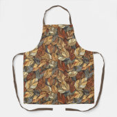 ステンエレガントドグラス紅葉素朴 – 秋 エプロン (正面)