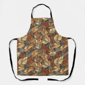 ステンエレガントドグラス紅葉素朴 – 秋 エプロン (正面)