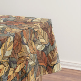 ステンエレガントドグラス紅葉素朴 – 秋 テーブルクロス