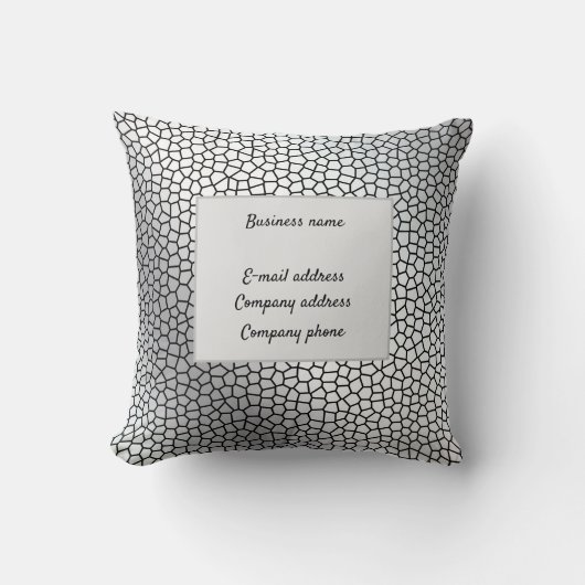 ステンエレガントドグラス革 クッション (正面)