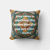 ステンカスタムドグラスモザイクパターンイランの贈り物 クッション (正面)