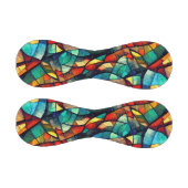 ステンカラフルドガラス抽象化 野球ボール (パネル)