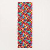 ステンカラフルドグラスの背景 ヨガマット (裏面)