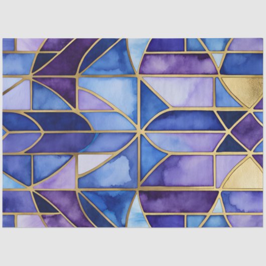 ステンカラフルドグラスアートティッシュペーパー 薄葉紙 (正面)