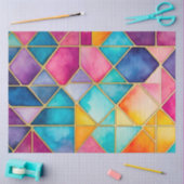 ステンカラフルドグラスアートティッシュペーパー 薄葉紙 (クラフト)