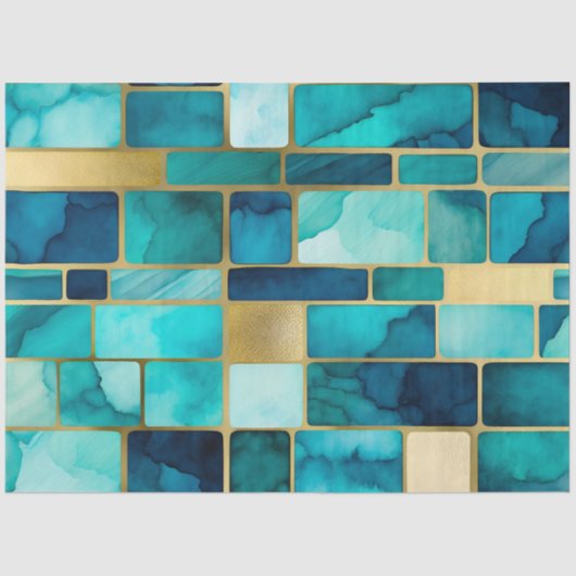 ステンカラフルドグラスアートティッシュペーパー 薄葉紙 (正面)