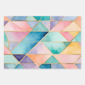 ステンカラフルドグラスアート包装紙シート ラッピングペーパーシート (正面3)