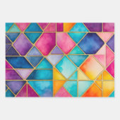 ステンカラフルドグラスアート包装紙シート ラッピングペーパーシート (正面2)