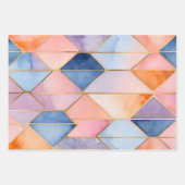 ステンカラフルドグラスアート包装紙シート ラッピングペーパーシート (正面)