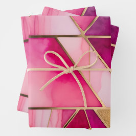 ステンカラフルドグラスアート包装紙シート ラッピングペーパーシート