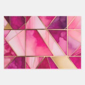 ステンカラフルドグラスアート包装紙シート ラッピングペーパーシート (正面3)