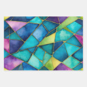 ステンカラフルドグラスアート包装紙シート ラッピングペーパーシート (正面3)