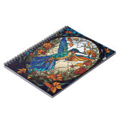 ステンカラフルドグラスハミ芸術的ドリ ノートブック (左側)