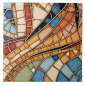 ステンカラフルドグラスモザイク抽象化 タイル (正面)