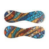 ステンカラフルドグラスモザイク抽象化 野球ボール (パネル)