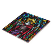 ステンカラフルドグラス中世の王 タイル (側面)