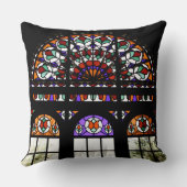 ステンカラフルドグラス窓 クッション (裏面)