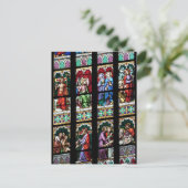 ステンカラフルドグラス窓 ポストカード (スタンド正面)