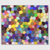 ステンカラフルドフェイクグラスの外観2 ラッピングペーパー (フラット)