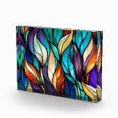 ステンカラフルド離れ・グラスの表情の フォトブロック (右)