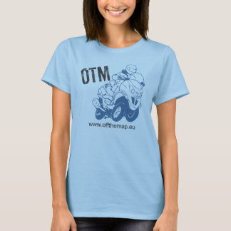 ステンシルとの地図のロゴを離れて Tシャツ