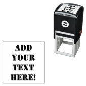 ステンシルのテキスト セルフインキングスタンプ (インサイチュ)