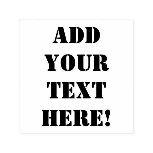 ステンシルのテキスト セルフインキングスタンプ (デザイン)