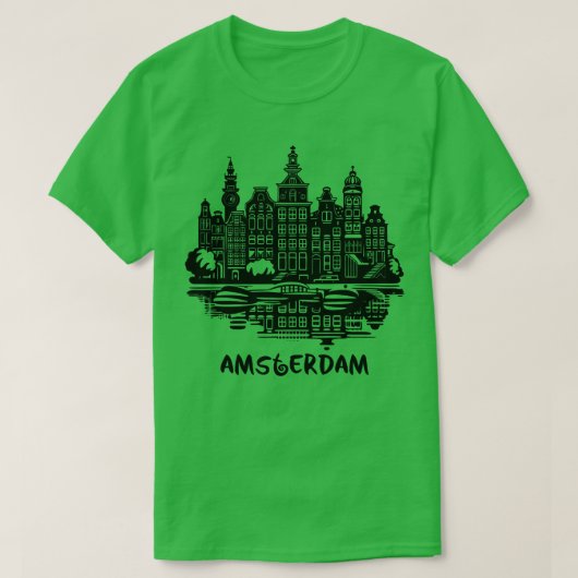 ステンシルシティアートアムステルダム Tシャツ (デザイン正面)