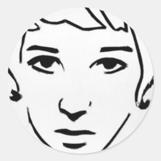 ステンシルステッカー ラウンドシール