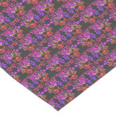 ステンシルドバラ花抽象芸術色パターン ショートテーブルランナー (コーナー)