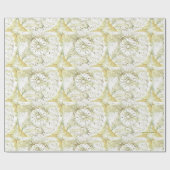 ステンシルドリーデザインギフトラップ ラッピングペーパー (フラット)