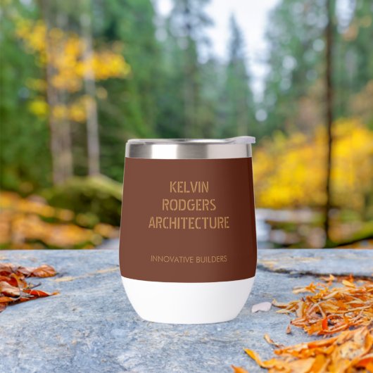 ステンシルド金ゴールドプリント茶色 (アウトドア)