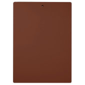 ステンシルド金ゴールドプリント茶色 クリップボード (裏面)