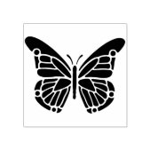 ステンシルバタフライシルエットアートスタンプ ラバースタンプ (インプリント)