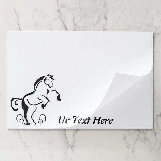 ステンシルホースの飼育 ペーパーパッド (折り畳み)