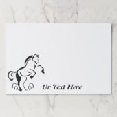 ステンシルホースの飼育 ペーパーパッド (正面)