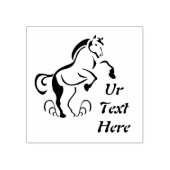 ステンシルホースの飼育 ラバースタンプ (インプリント)