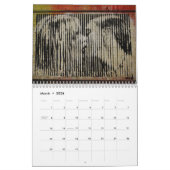 ステンシル芸術ロンドン カレンダー (3月 2026)