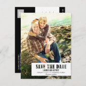 [ステンシル]タブ日付はがきを保存 案内ポストカード (正面/裏面)